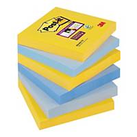 Post-It Super Sticky New York Notes 76x76mm - Pack Of 6