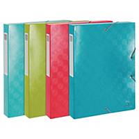 Exacompta 1928 A4 Box Files, 40mm Spine, Assorted Colours - Pack 4