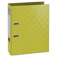 Exacompta 1928 Prem Touch Lever A4 Lever Arch File, 70mm Spine, Lime Green