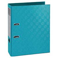 Exacompta 1928 Prem Touch Lever A4 Lever Arch File, 70mm Spine, Turquoise