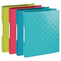 Exacompta 1928 A4 Ring Binder, 2 Rings, 40mm Spine, Assorted Colours - Pack 4