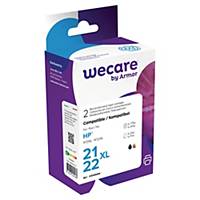 WeCare Compatible HP 21 & 22 Black And Tri-Colour Ink Cartridge