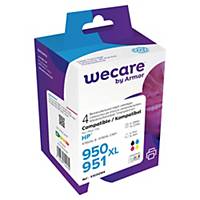 WeCare Tintenpatrone komp. mit HP 950XL/C2P43AE, Inhalt: 75ml, 4 Farben