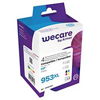 WeCare Tintenpatrone komp. mit HP 953XL/3HZ52AE, Inhalt: 53ml, 4 Farben