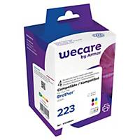 WeCare I/Jet Comp Brother LC223 BCMY Pk4