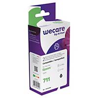 WeCare Compatible Epson T0071 Black Ink Cartridge 2 Pack