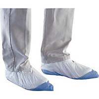 Delta Plus Surchplus Disposable Overshoes, White/Blue, 50 Pairs