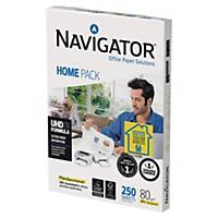 Papier blanc A4 Navigator Home Pack - 80 g - ramette 250 feuilles