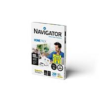 Paquete 250 hojas de papel A4 Navigator Home Pack 80 gramos