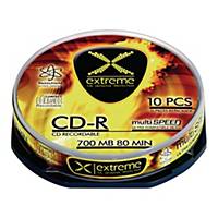 PK10 EXTREME CD-R 700MB PRINT X52 CAKE