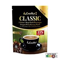 Chek Hup Classic Coffee 3 in 1 Premix White Coffee with Hazelnut -Pk of 12