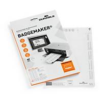 Étiquettes Badgemaker Durable 1453-02, 40 x 75 mm, blanc, paq. 240 unités