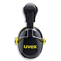 uvex K2H Earmuffs for Helmet, 30dB, Black/Yellow
