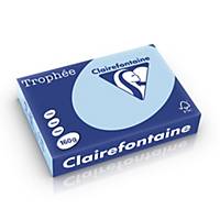 Clairefontaine Trophée 1106 gekleurd A4 papier, 160 g, blauw, per 250 vel