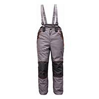 Zateplené kalhoty s náprsenkou Cerva Cremorne, velikost M, šedé
