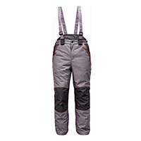 Zateplené nohavice s náprsenkou Cerva Cremorne, veľkosť L, sivé