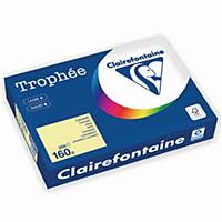 Clairef. Multifunktionspapier Trophée 2636C, A4, 160 g/m², gelb, pas. 250Bl