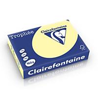 Clairefontaine Trophee 2636 canary yellow A4 paper, 160 gsm, per 250 sheets