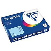 Clairefontaine színes papír, Trophée, A4, 80 g/m², világos kék