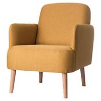Paperflow Brooks armchair - yellow - beech legs 