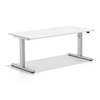 Table assis/debout Smartline, 160 x 80 cm (Lxl), blanc