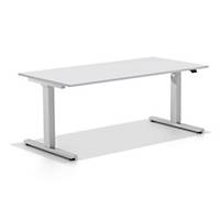 Table assis/debout Smartline, 200 x 100 cm (Lxl), gris clair