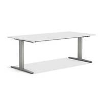 Table de réunion Smartline, 160 x 80 cm (Lxl), gris clair