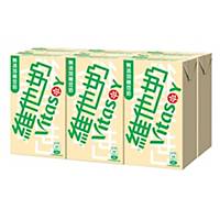 Vitasoy 維他奶 無添加糖豆奶 250亳升 - 6包裝