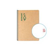 Cuaderno reciciclado Escolofi - A5 - 100 hojas - liso