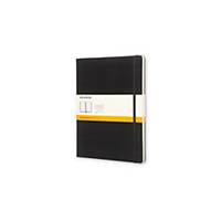 Caderno capa dura Moleskine Clássica - XL - 192 folhas - pautado - preto