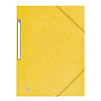 Oxford Top File+ 3-Flap Folder A4 Elasticated Yellow - Pack Of 10