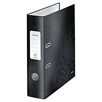 Leitz WOW 180° Lever Arch File 80mm Black