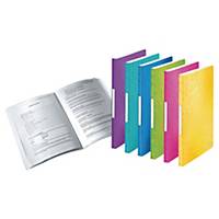 Leitz WOW Display Book 40-Pocket Asst - Pack Of 6