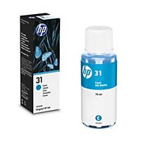 HP 31 70-Ml Cyan Ink Bottle (1VU26AE)
