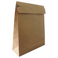Kraft Mailing Bag P/S 350x450x80mm Brown - Pack Of 50