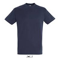 Camiseta unisex Sols Regent - azul marino - talla M