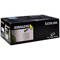 Lexmark X560A2YG Laser Toner Cartridge Yellow