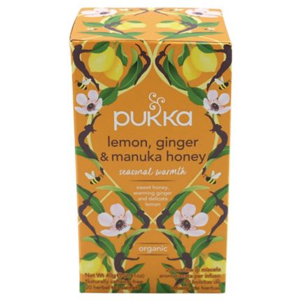 Infusion Pukka® citron, gingembre et miel de manuka : Pukka PUKKA