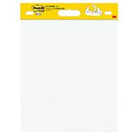 Post-it® Super Sticky zelfklevende Mini Meeting Chart wit, 1 blok, 38,1 x 45,7cm
