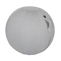 Alba ergonomische zitbal, opblaasbaar, 65 cm diameter, geleverd met pomp, grijs