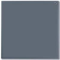 NAGA magnetic glassboard, 100 x 100 cm, grey, per piece 