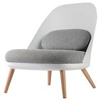 PAPERFLOW ARMCHAIR COCOON WHITE GREY