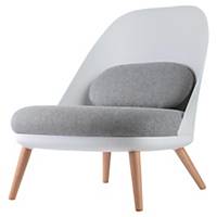 PAPERFLOW ARMCHAIR COCOON WHITE GREY