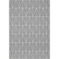 Paperflow Fenix tapijt, 160 x 230 cm, grijs met lijnenmotief