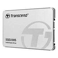 Disco rígido interno 2.5  SSD Transcend - 256 Gb - SATA III - prateado