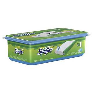 Swiffer, 12 Lingettes, Humide, Taches difficiles, 1+1, 24 pc