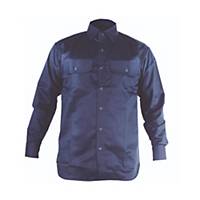 Camisa ignífuga manga comprida 3L PERMAWELD - azul - tamanho 2XL