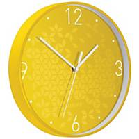 Leitz WOW Wall Clock 29cm Yellow