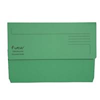 Forever Document Wallet F/Cap 290gsm, Green