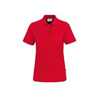 Damen T-shirt Polo Hakro, Grösse L, rot